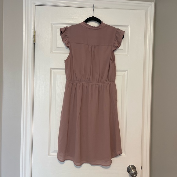 Dusty rose summer dress size L - Picture 6 of 6